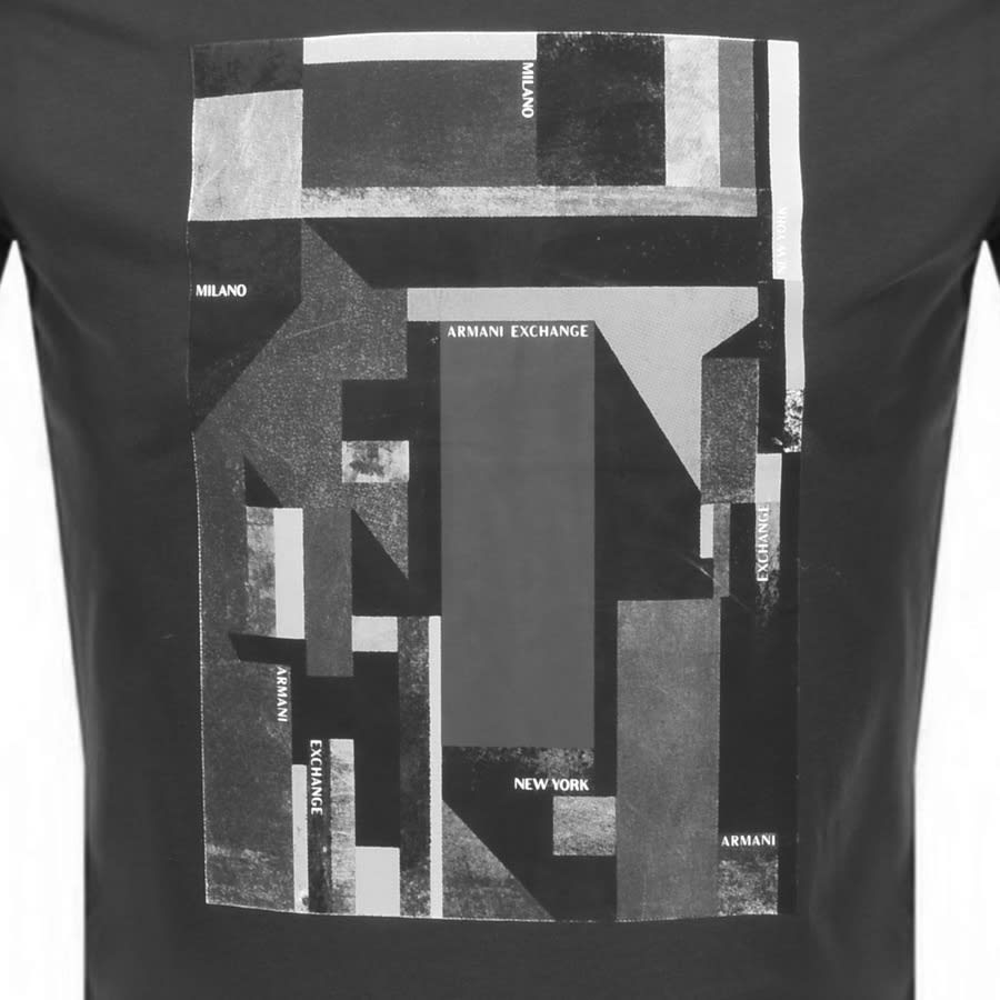 Alternative Image for ProductArmani Exchange Crew Neck AX Logo T Shirt Grey3